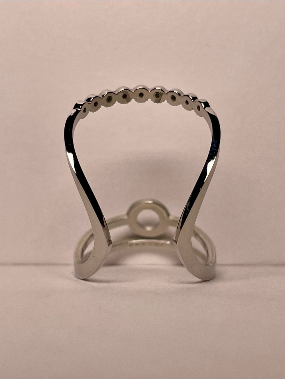 Silver Rhinestone Ring - Picture 4 of 6